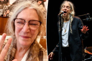 Patti Smith 'absolutely fine' after collapsing onstage in Brazil