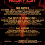 ROB ZOMBIE, FIVE FINGER DEATH PUNCH And BAD OMENS To Headline 2025 ROCK FEST In Wisconsin