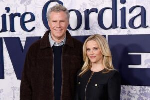 Will Ferrell and Reese Witherspoon attend a New York screening of "You're Cordially Invited" at Jazz at Lincoln Center on Jan. 28, 2025, in New York City.