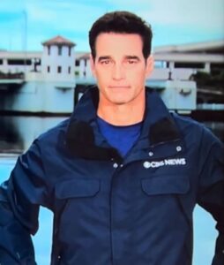 Rob Marciano in his new weatherman role on CBS