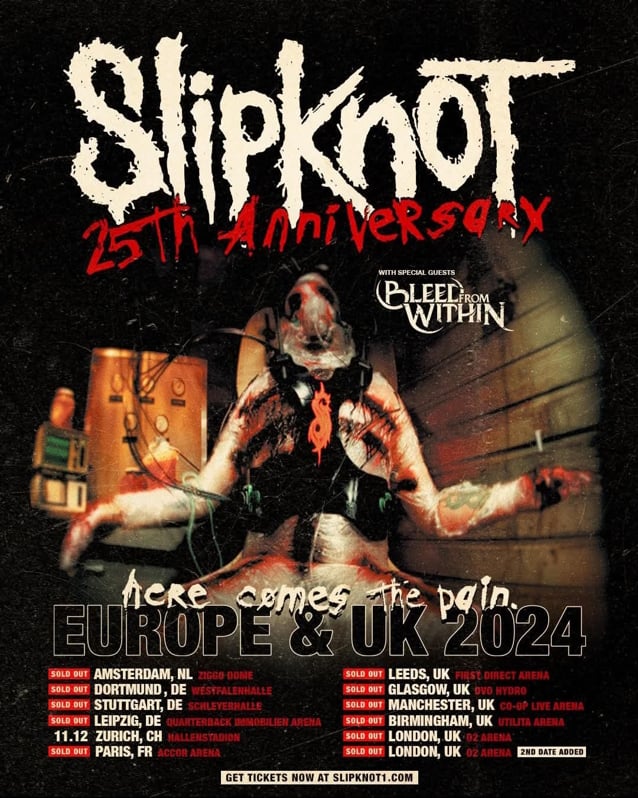 See Multi-Camera Video Of SLIPKNOT's Entire Leipzig Concert During Fall 2024 European Tour