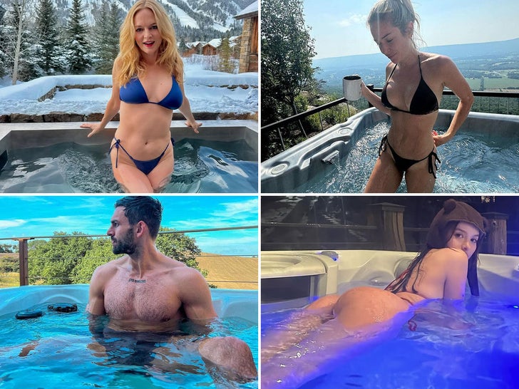 Steamy Stars In Hot Tubs