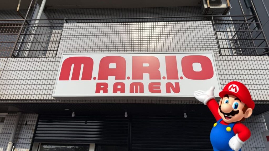 Someone is trying to open ‘Mario Ramen’ in front of Nintendo Museum in Japan