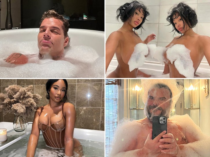 Stars Taking Bubble Baths