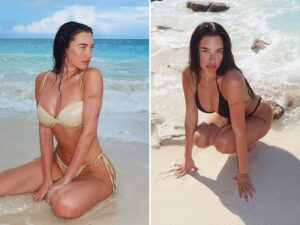 Stassie Karanikolaou's Turks And Caicos Vacay ... Total Beach Babe!