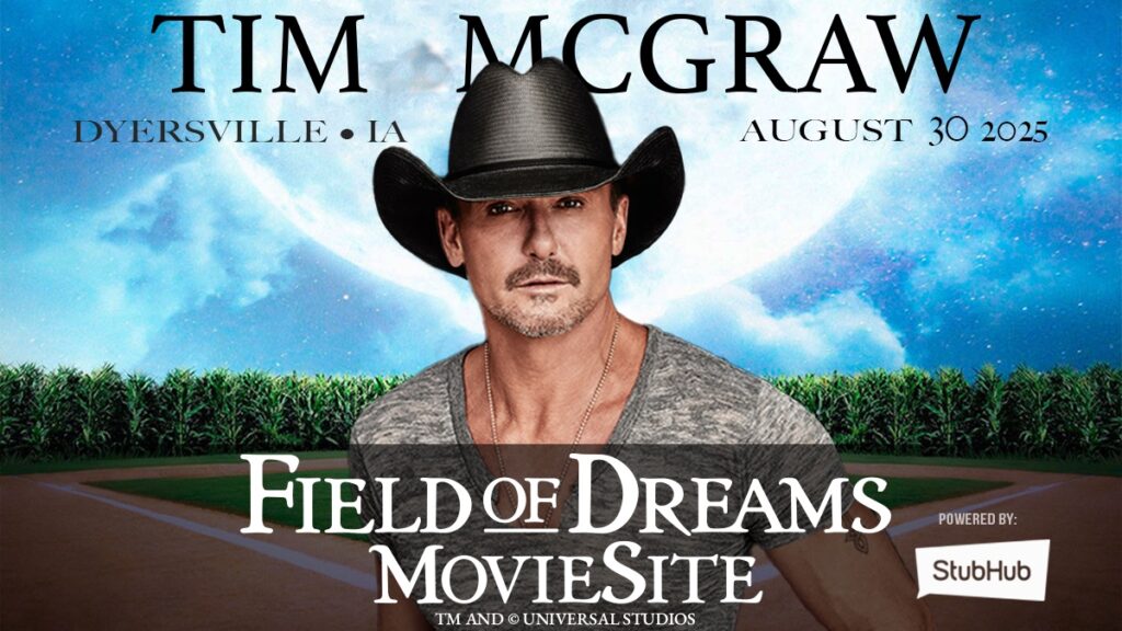 Tim McGraw to Play First-Ever Concert at Field of Dreams