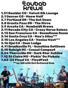 Toubab Krewe Outline West Coast Spring Tour Dates