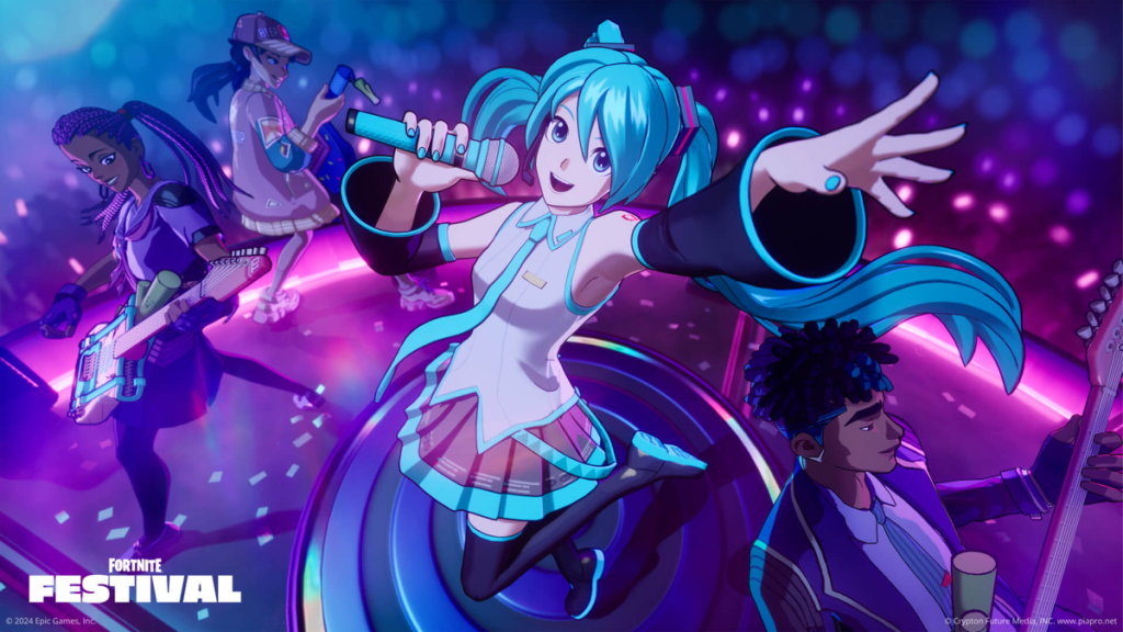 Hatsune Miku Fortnite Festival