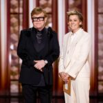 Sir Elton John mocked his failing vision at this year's Golden Globes