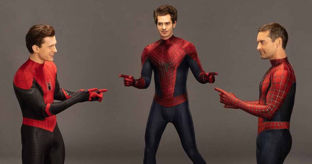 Tobey Maguire or Andrew Garfield have a fake butt in their Spider-Man Suits?