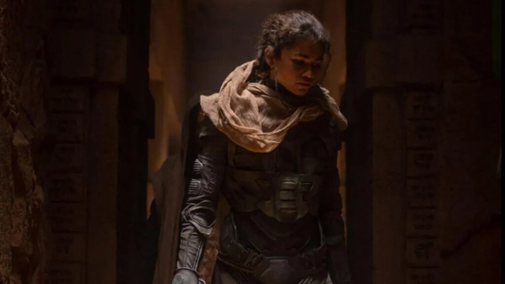 Zendaya in Costume for Dune Part Two