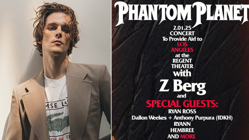 iDKHOW & Ryan Ross To Play Phantom Planet's LA Fires Fundraiser