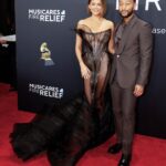 Chrissy Teigen and John Legend on the red carpet