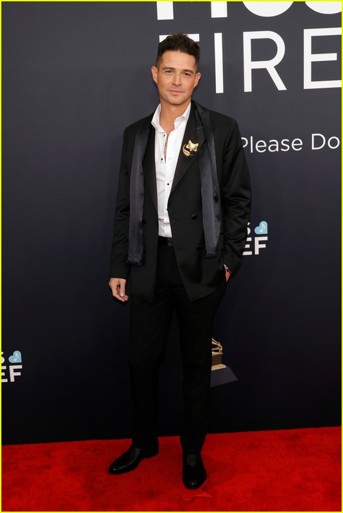 The Traitors star Wells Adams at the Grammys