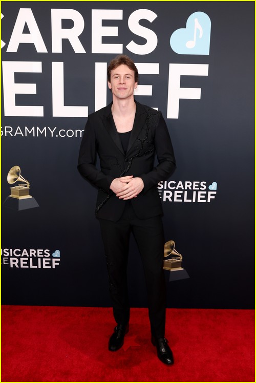 Social media star Josh Brubaker at the Grammys