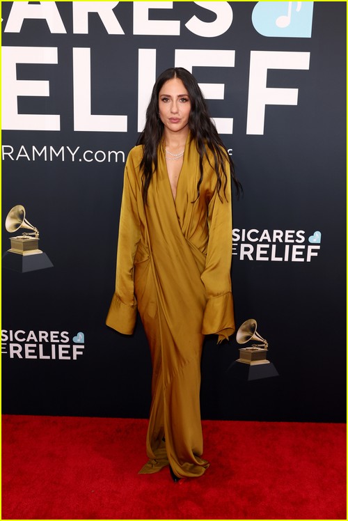 Social media star Tefi Pessoa at the Grammys