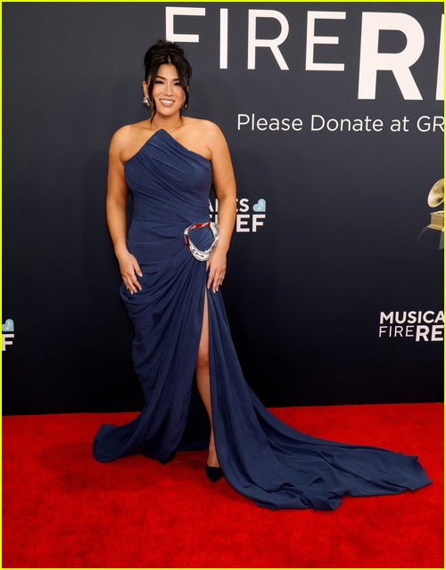 Social media star Remi Cruz at the Grammys