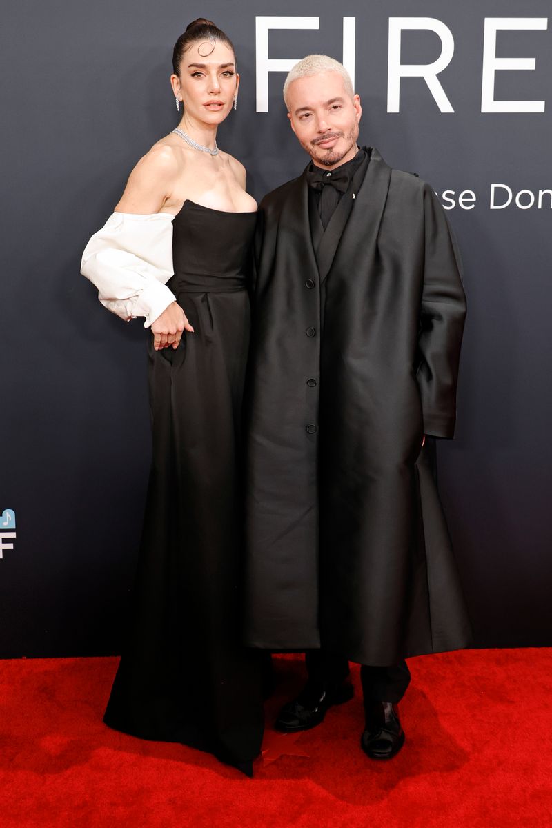 Best dressed Grammys 2025: Valentina Ferrer and J Balvin 