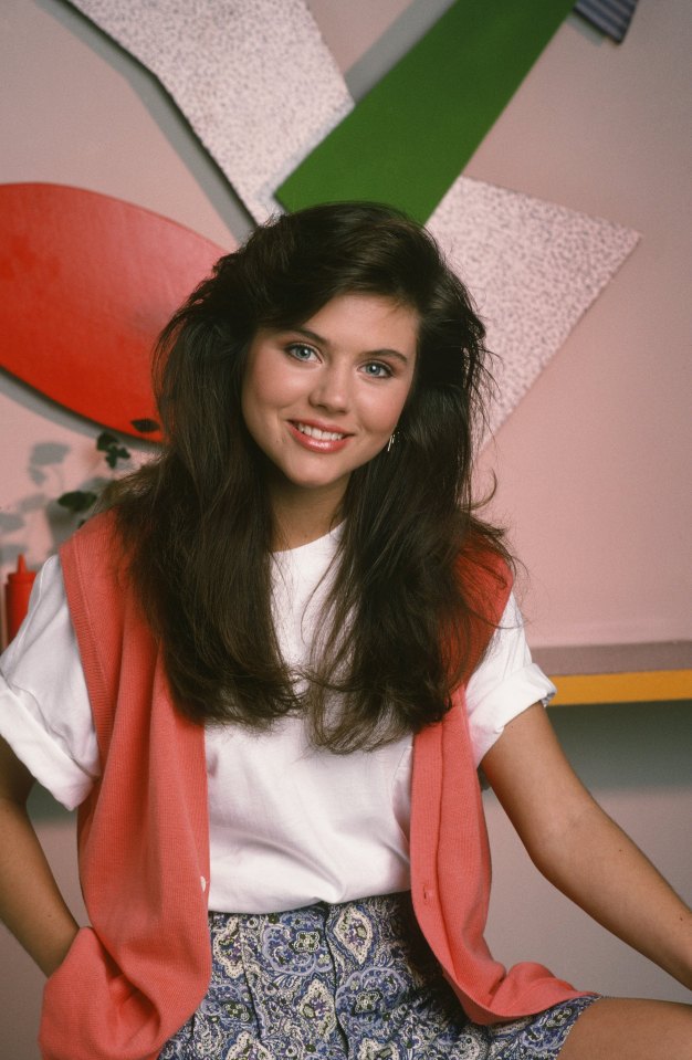 Tiffani Thiessen as Kelly Kapowski in Saved by the Bell.