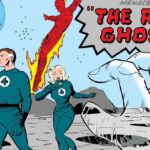 Cover art for Fantastic Four #13, the first appearance of the Red Ghost. Art by Jack Kirby.