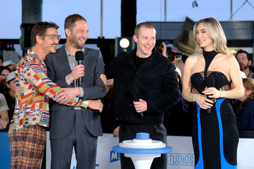 The Cast of Fantastic Four Trailer Launch at the US Space & Rocket Center