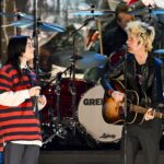 Billie Eilish performs onstage with Billie Joe Armstrong of Green Day during the FIREAID Benefit Concert for California Fire Relief at The Kia Forum on January 30, 2025 in Inglewood, California.