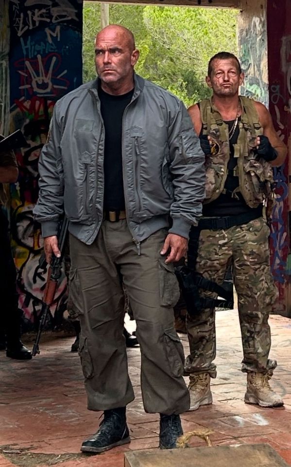 Simon Newton, A-list bodyguard, with another man.