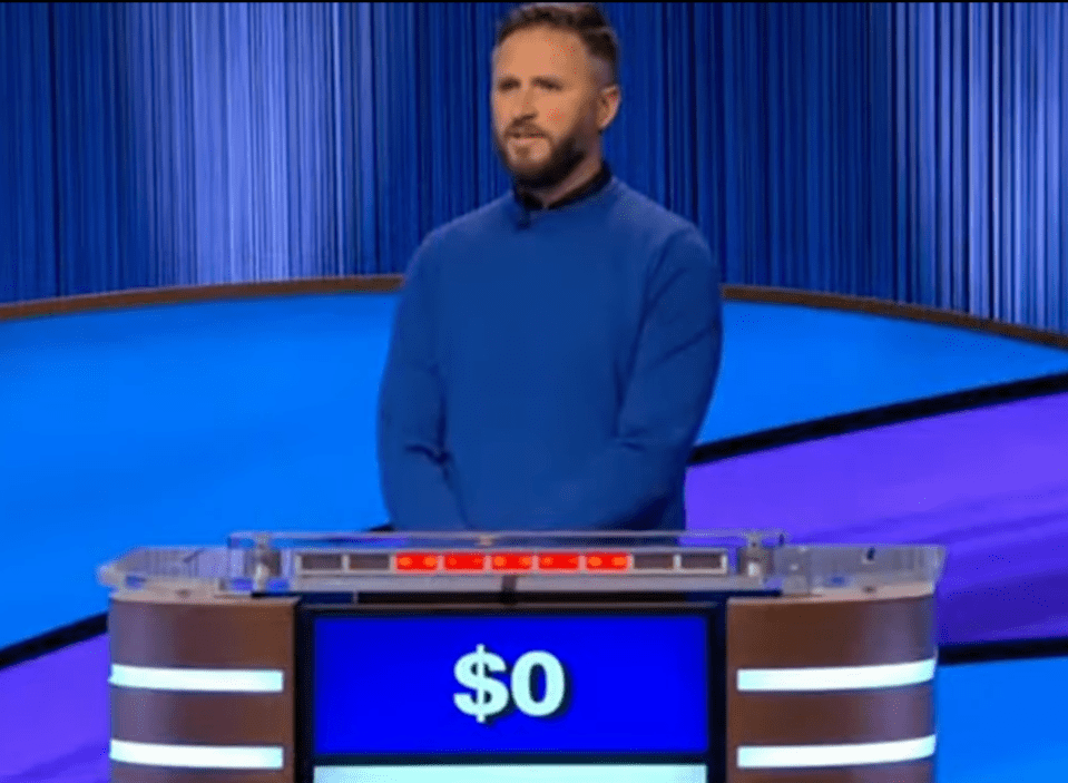 Mark on Jeopardy! with $0.