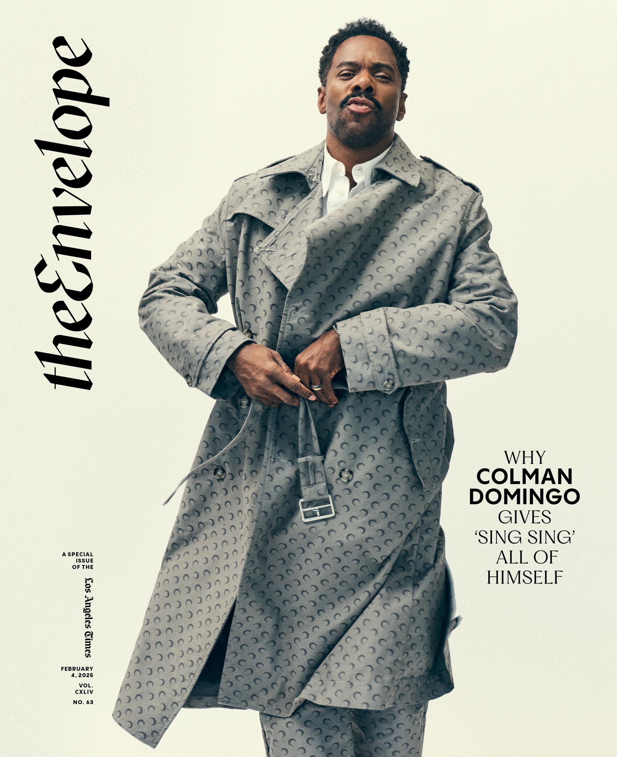 Colman Domingo in Gray Coat