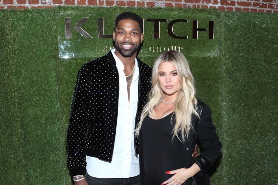 Khloe Kardashian and Tristan Thompson at an event.