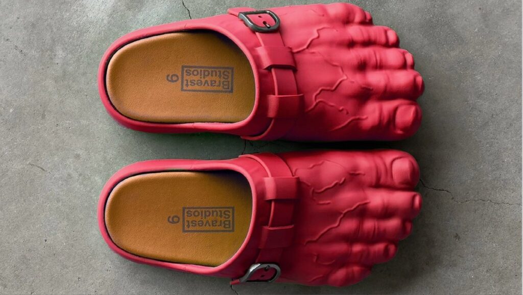 bravest red hulk foot clogs from captain america brave new world