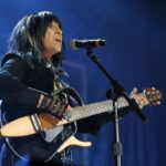 Buffy Sainte-Marie performs at the Americana Music Honors and Awards show Wednesday, Sept. 16, 2015, in Nashville, Tenn.