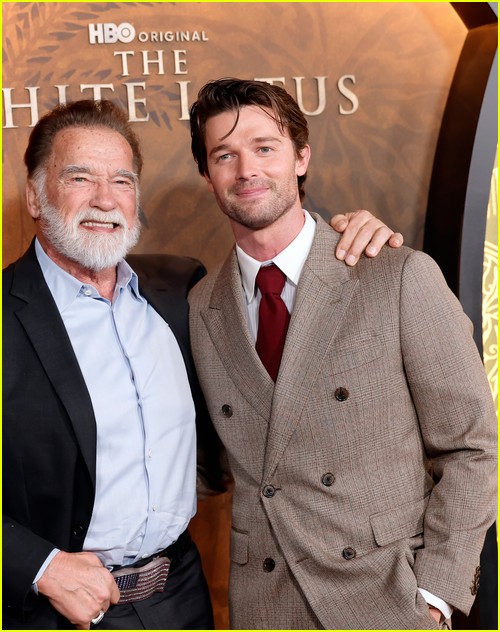 Patrick Schwarzenegger at the White Lotus premiere