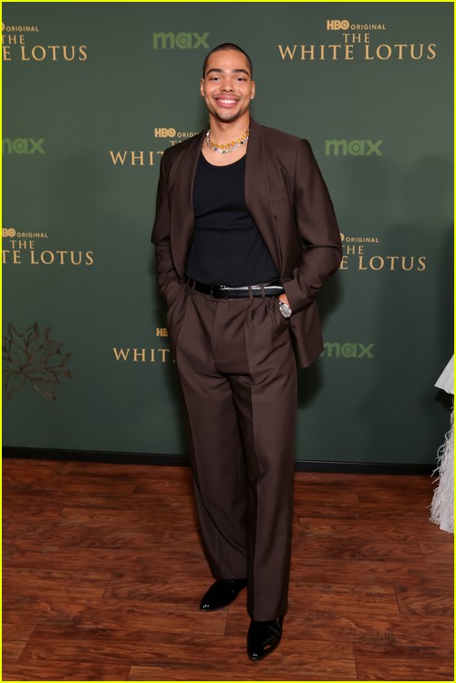 Nicholas Duvernay at the White Lotus premiere