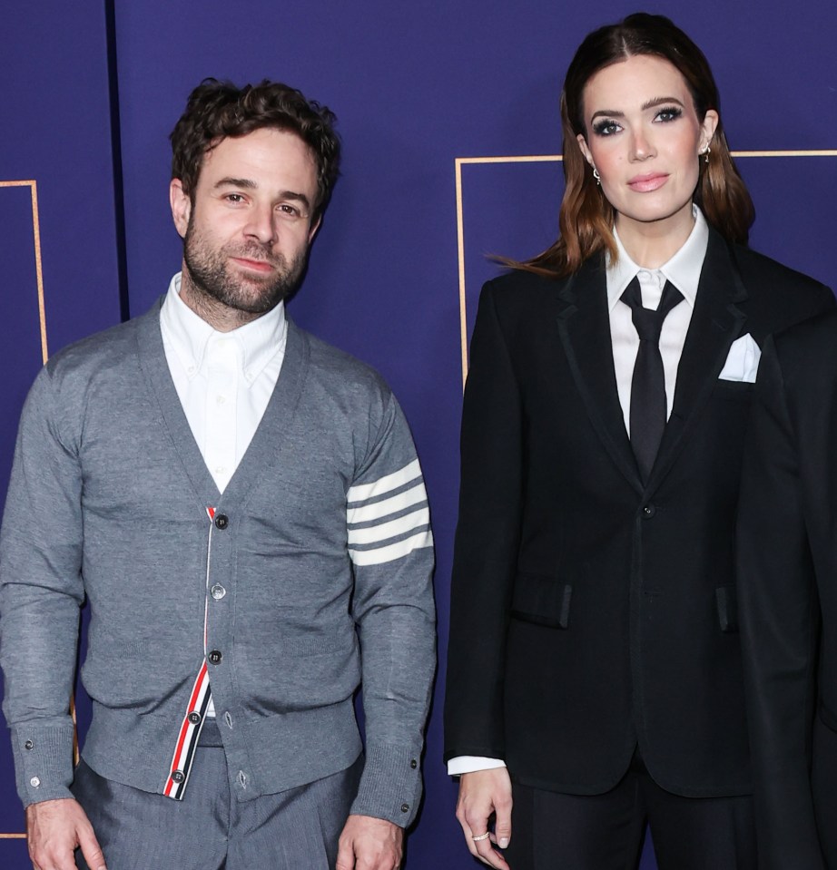 Mandy Moore and Taylor Goldsmith at an event.