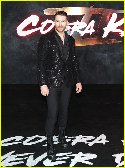 Jesse Kove at the Cobra Kai finale premiere