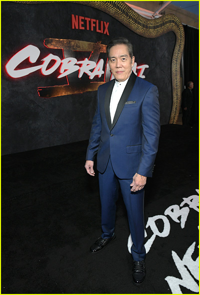 Yuji Okumoto at the Cobra Kai finale premiere