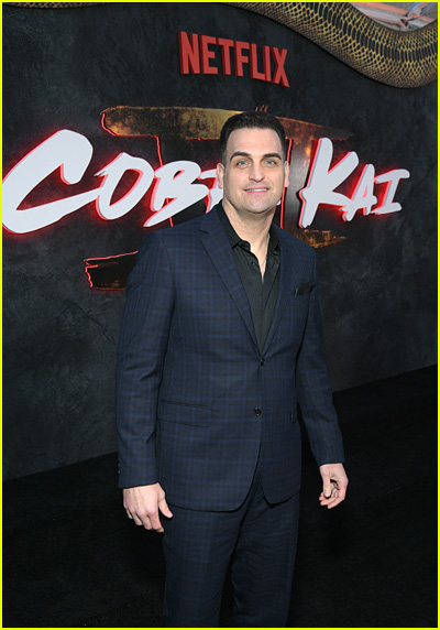 Bret Ernst at the Cobra Kai finale premiere