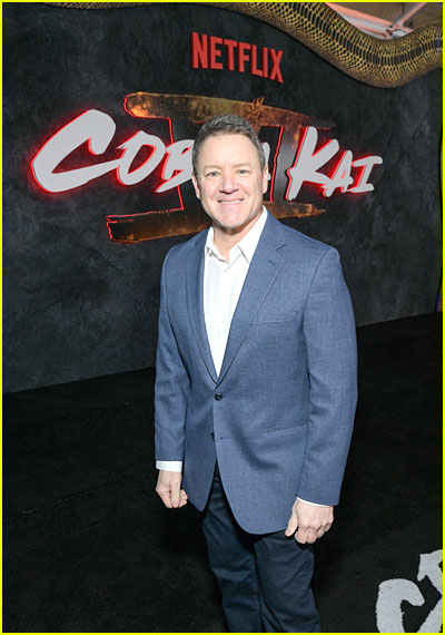 Tony O'Dell at the Cobra Kai finale premiere