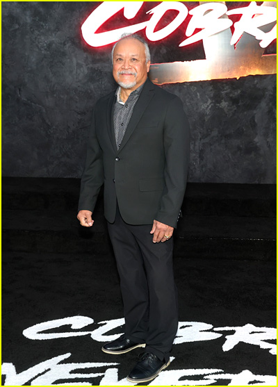 Darryl Vidal at the Cobra Kai finale premiere