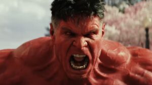 Red Hulk screams in Captain America: Brave New World