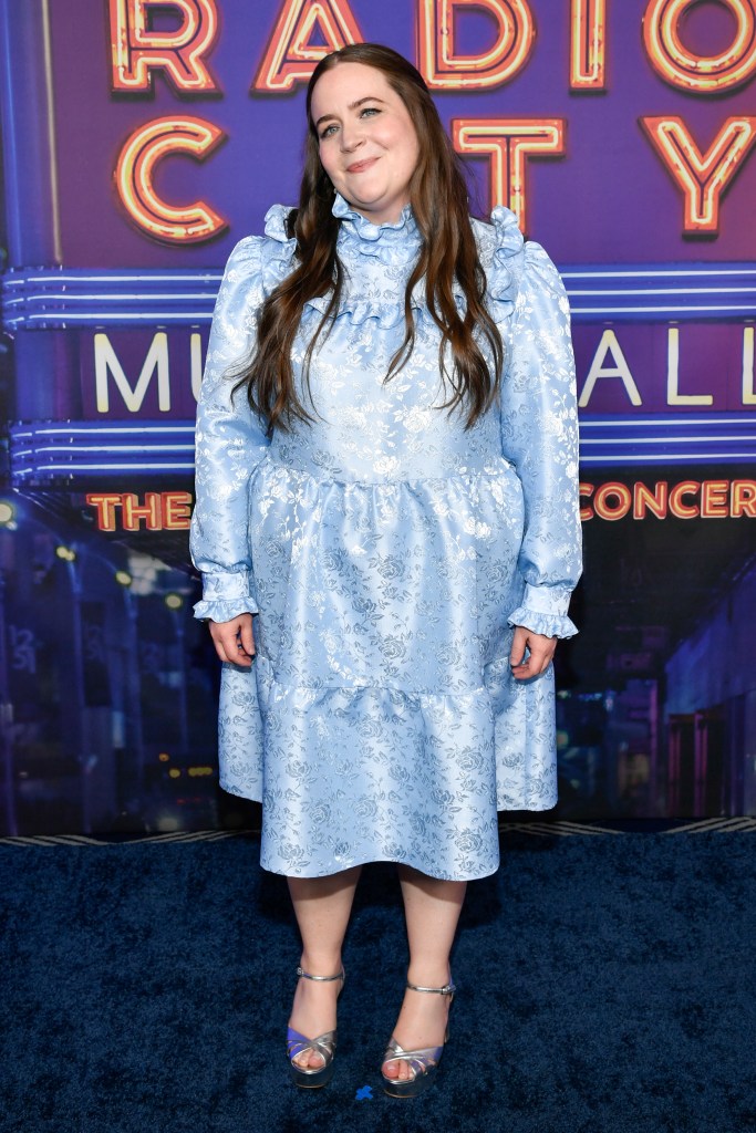 Aidy Bryant attends the SNL50: The Homecoming Concert at Radio City Music Hall 