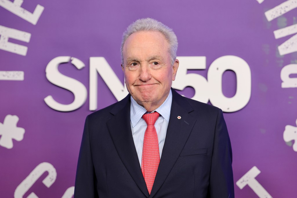 Lorne Michaels attends SNL50: The Homecoming Concert at Radio City Music Hall