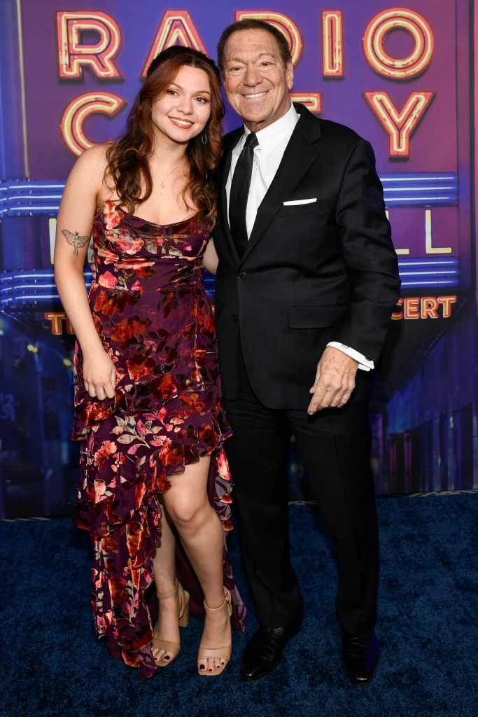 Alexandra Piscopo, left, and Joe Piscopo attend the SNL50: The Homecoming Concert at Radio City Music Hall 