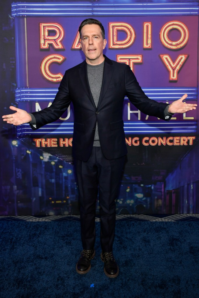 Ed Helms attends the SNL50: The Homecoming Concert at Radio City Music Hall 