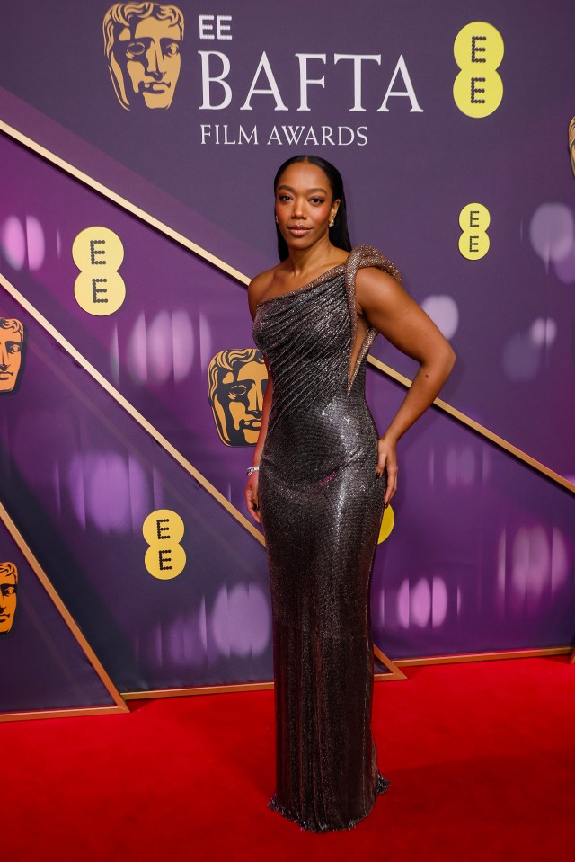 Naomi Ackie at the BAFTA Film Awards.