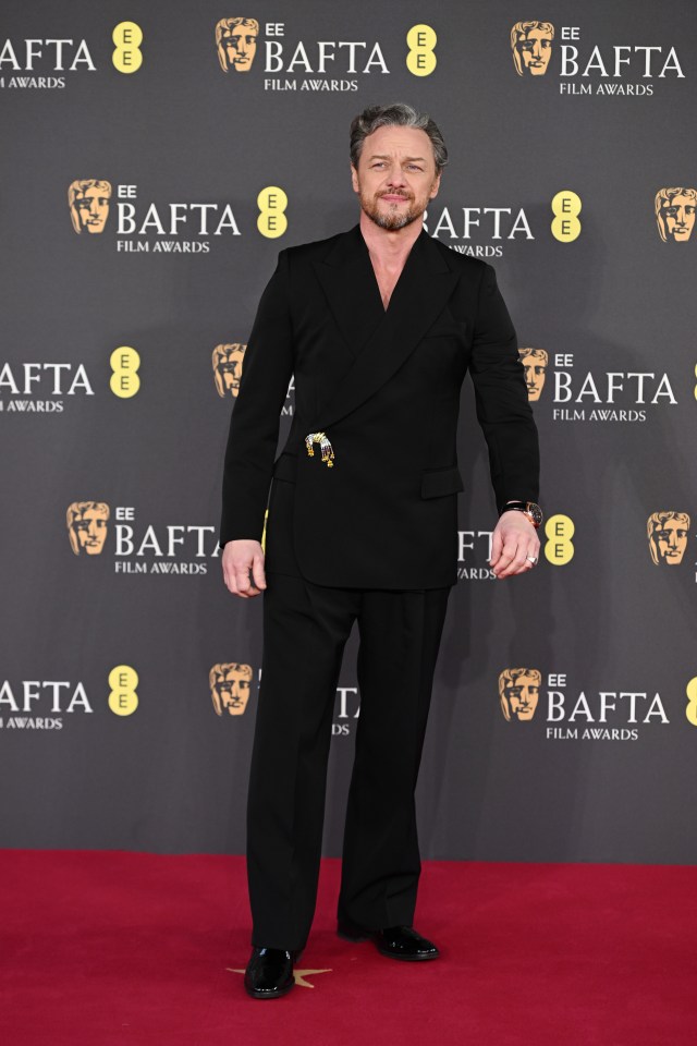 James McAvoy at the EE BAFTA Film Awards.