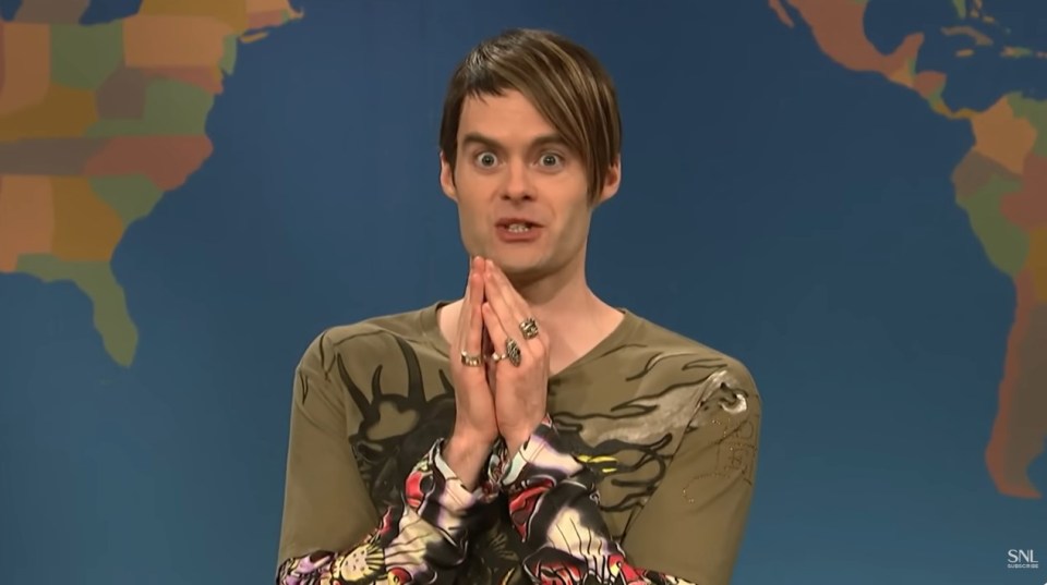 Bill Hader as Stefon on SNL.