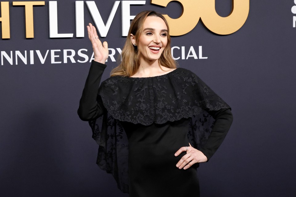 Chloe Fineman at the SNL 50th Anniversary Special.