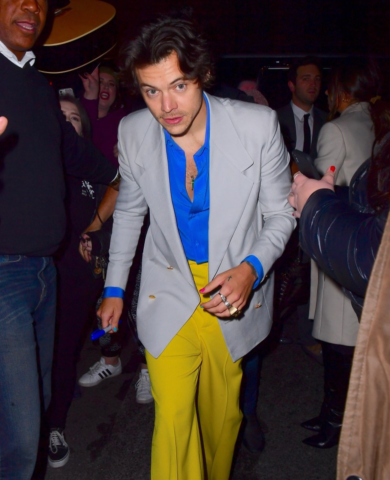 Harry Styles at an SNL after-party.